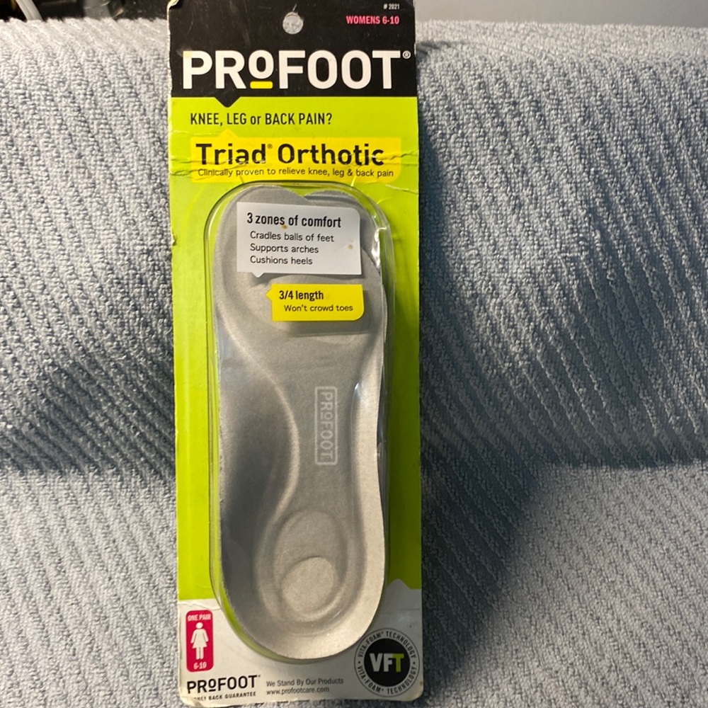 Pro foot Triad Orthotic insoles